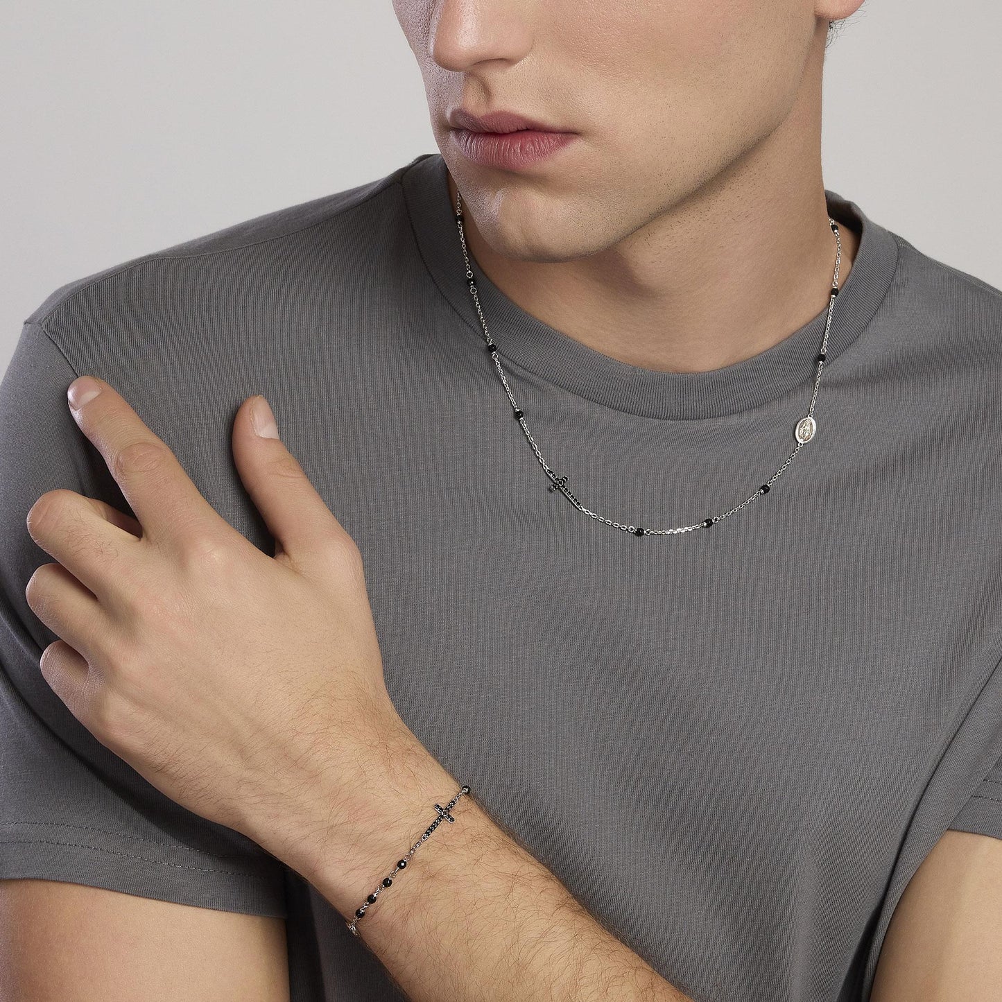 Collana in Argento Uomo Mabina Mystical-Kaidara Gioielli