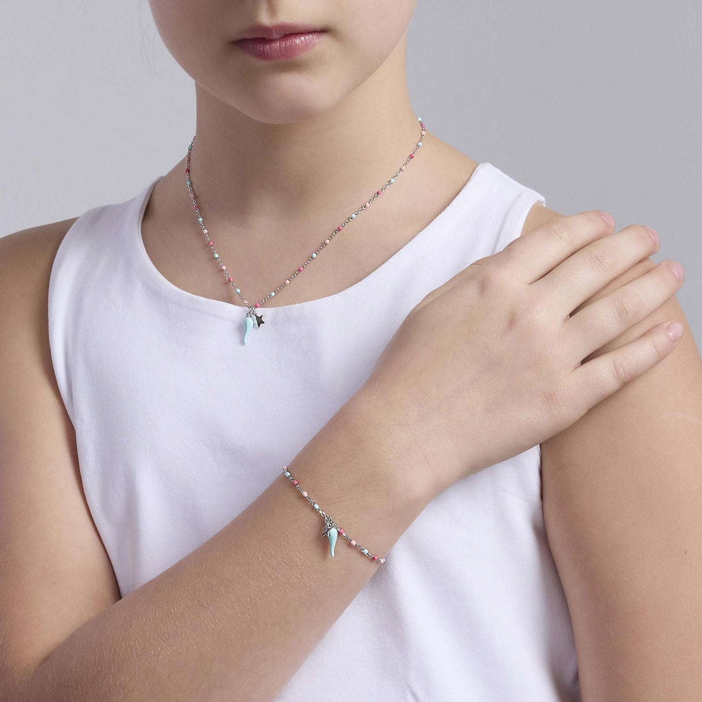 Collana in argento Bimba Mabina Buena Suerte-Kaidara Gioielli