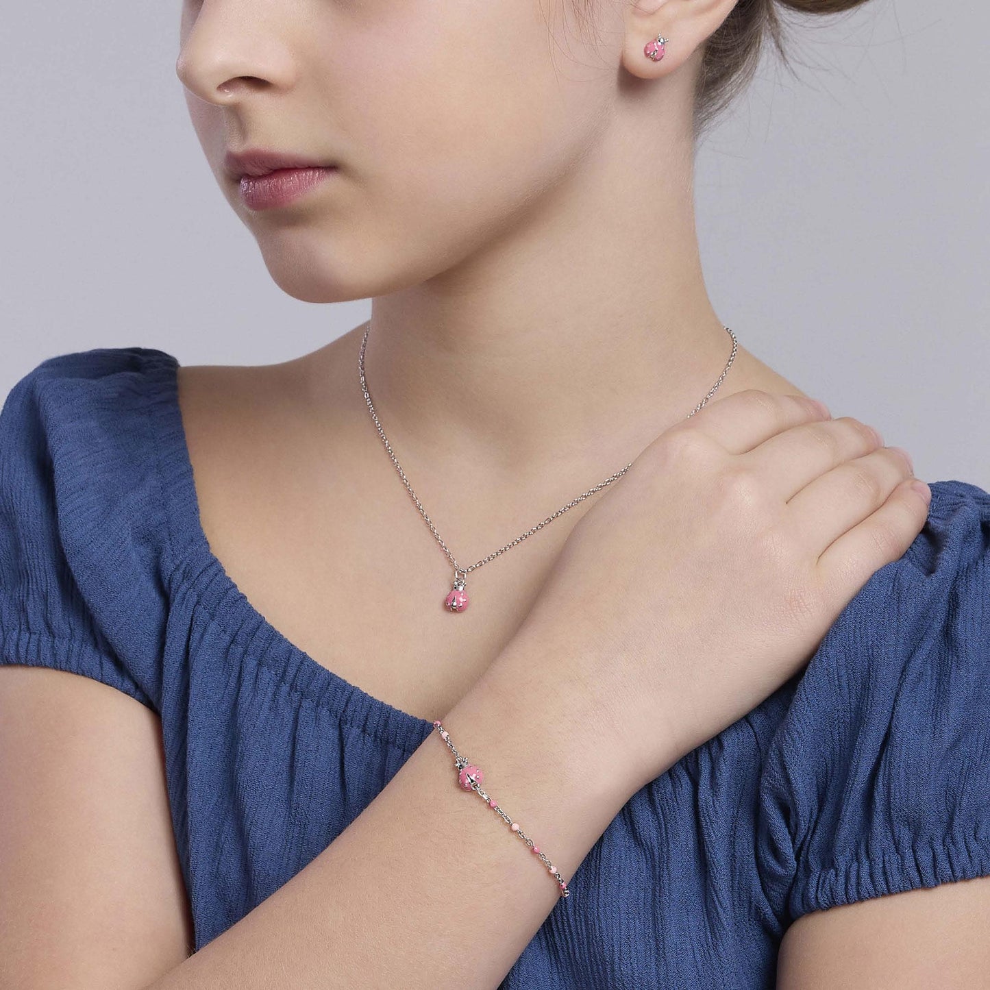Orecchini in argento Bimba Mabina Fortunella-Kaidara Gioielli