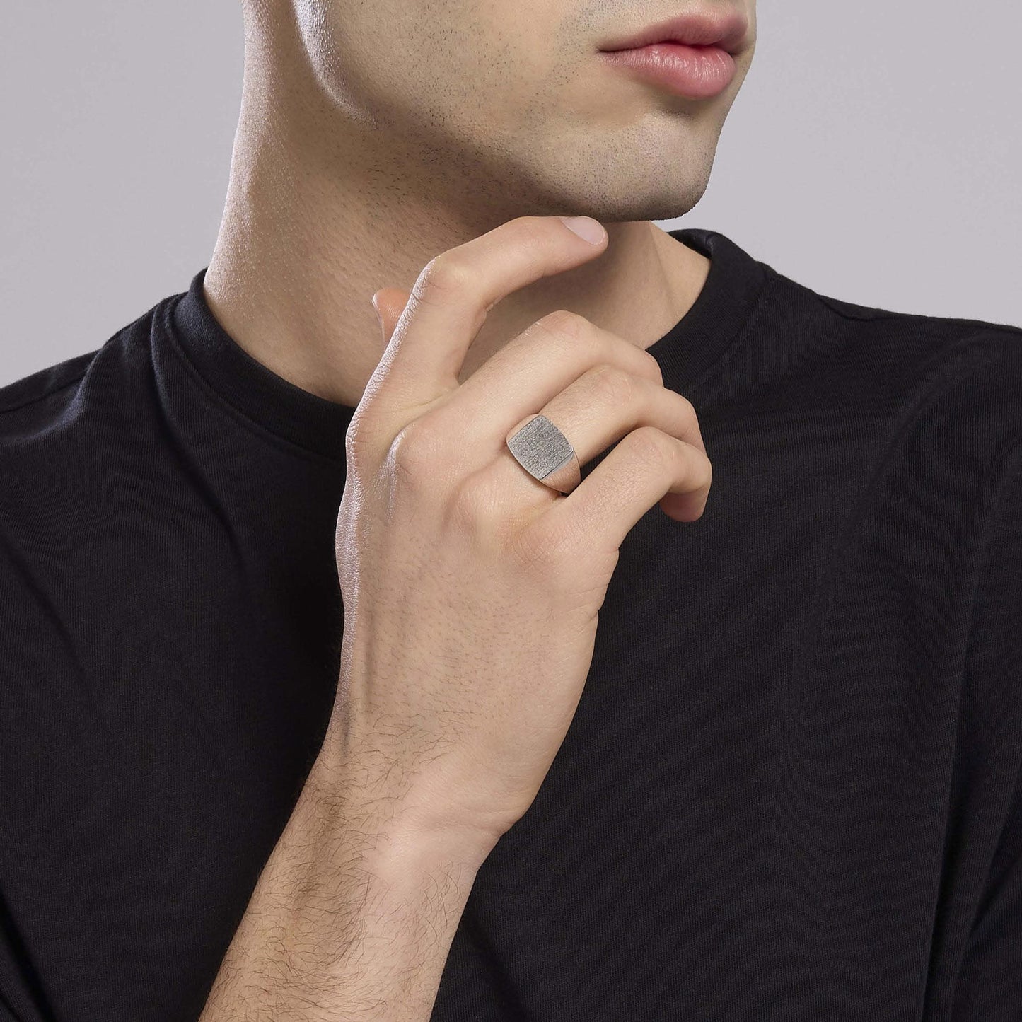Anello in argento uomo Mabina Marker-Kaidara Gioielli
