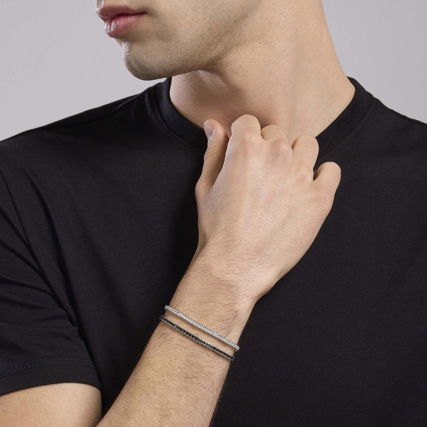 Bracciale in argento uomo Mabina Tennis Club-Kaidara Gioielli