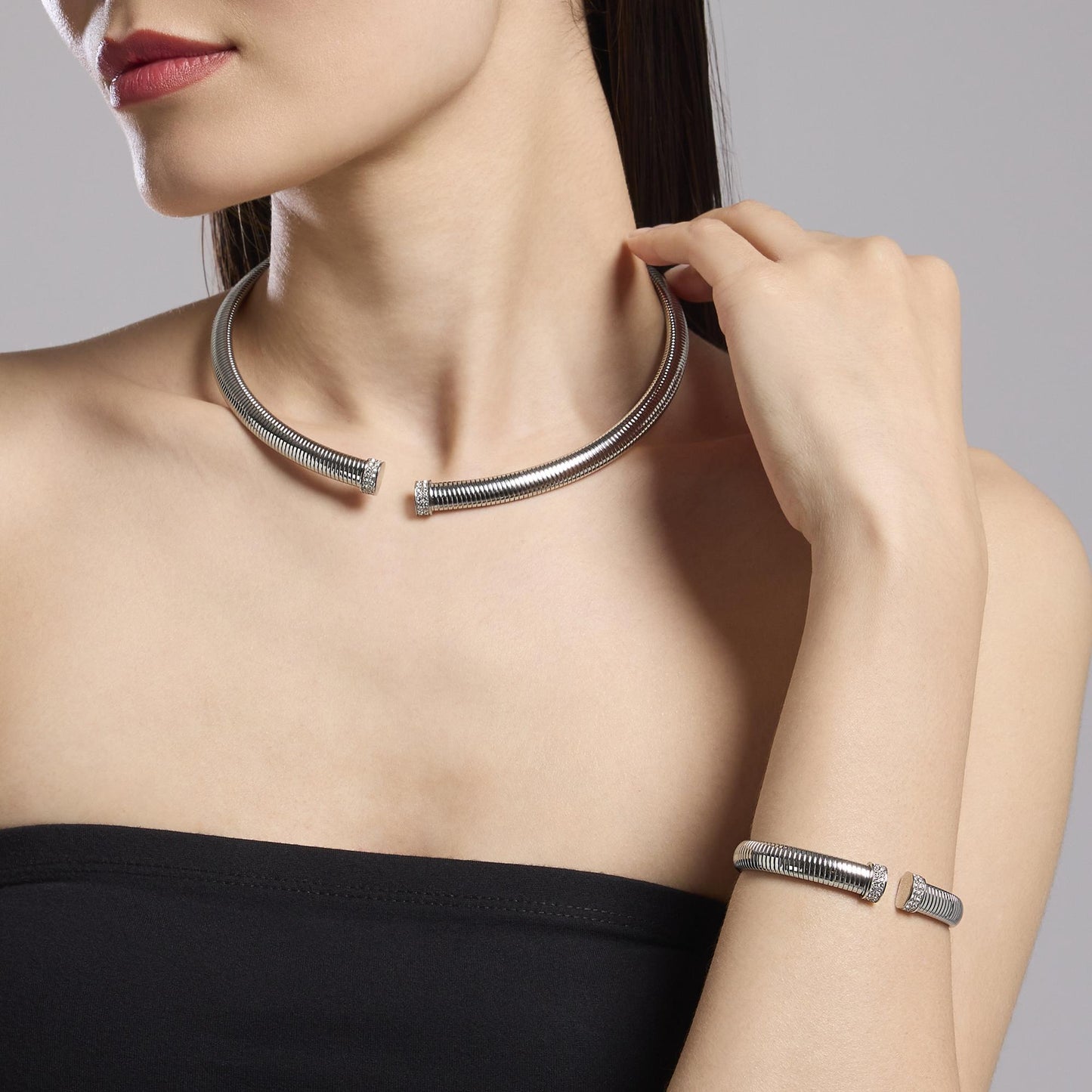 Bracciale in acciaio Donna Kidult Style 13-Kaidara Gioielli