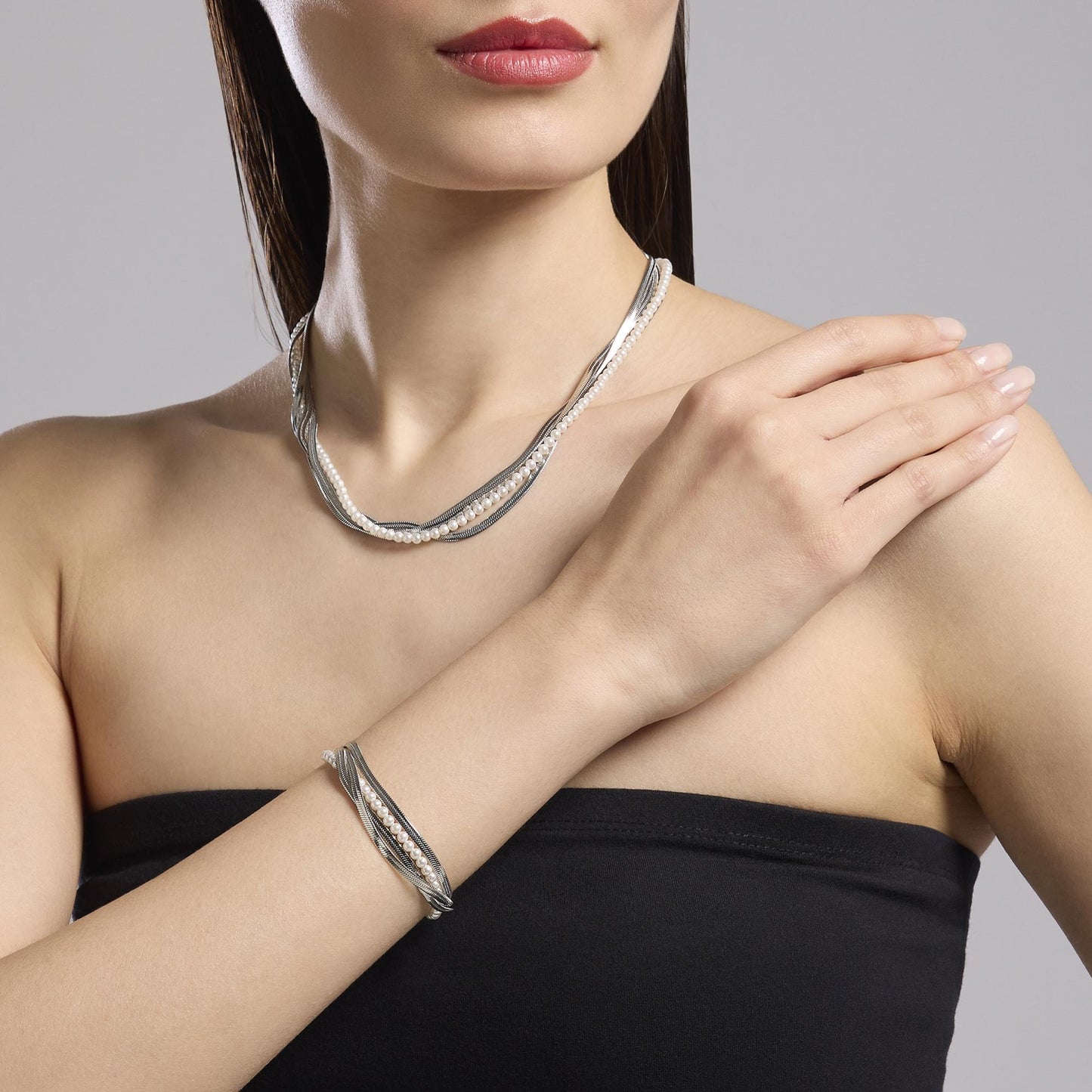 Collana in Acciaio Donna Kidult Style 14-Kaidara Gioielli