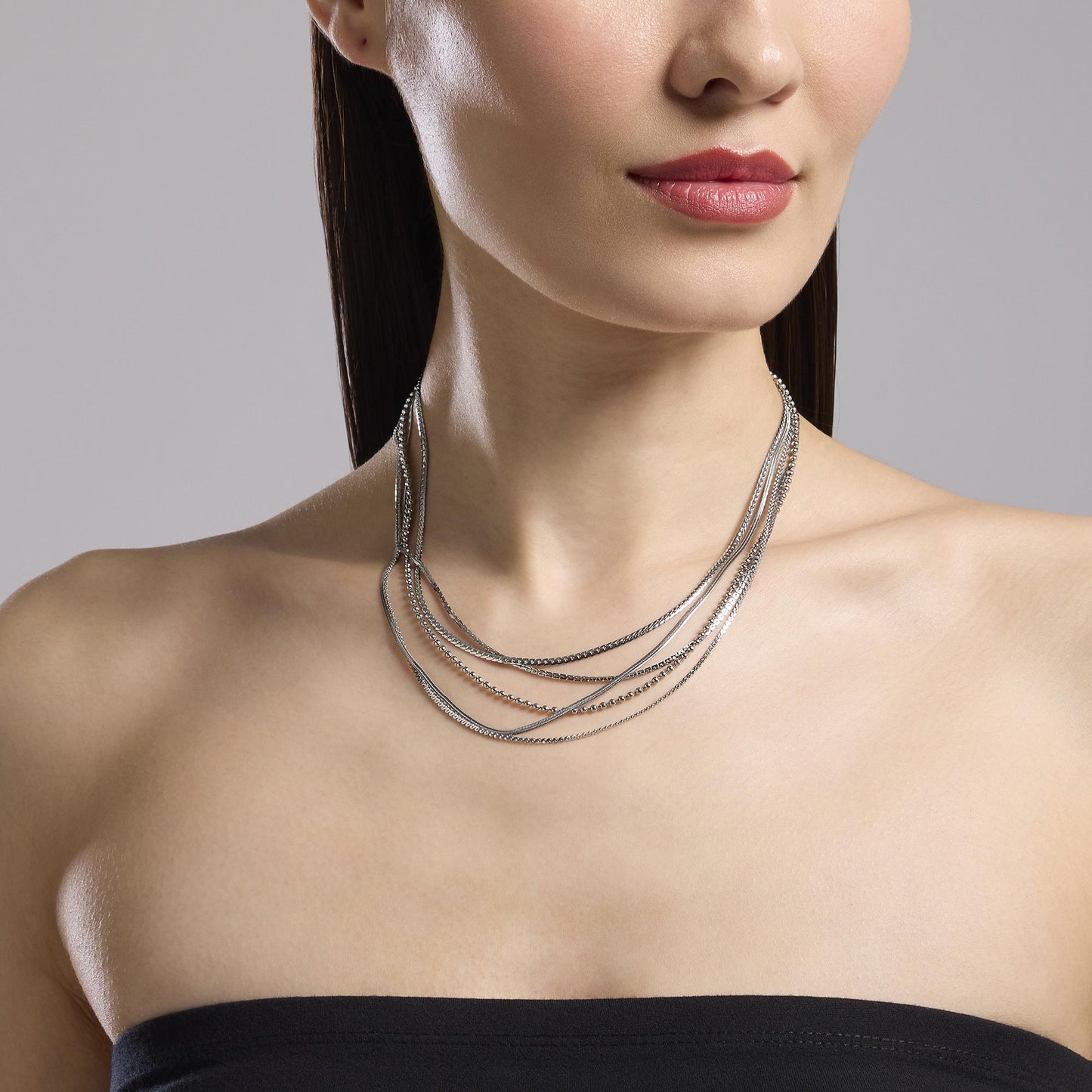 Collana in Acciaio Donna Kidult Style 08-Kaidara Gioielli