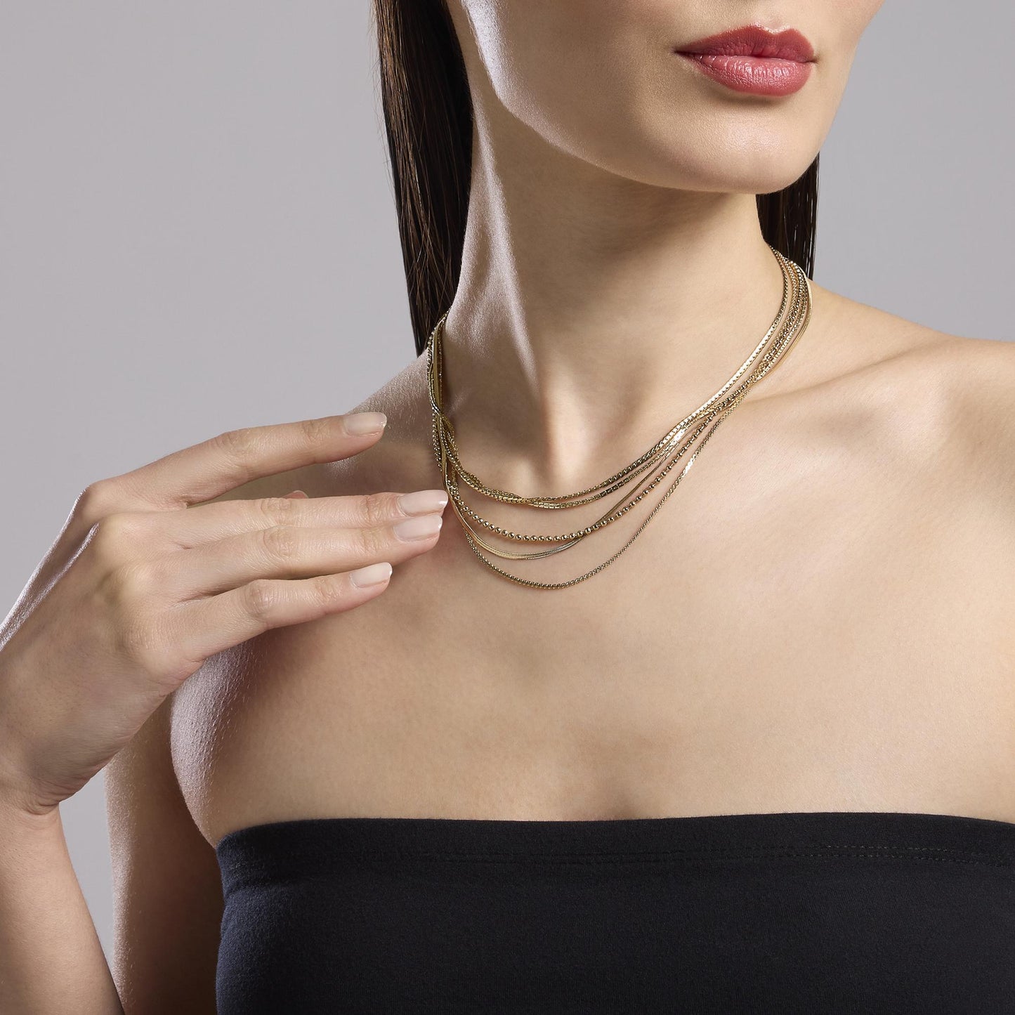 Collana in acciaio Donna Kidult Style 08-Kaidara Gioielli