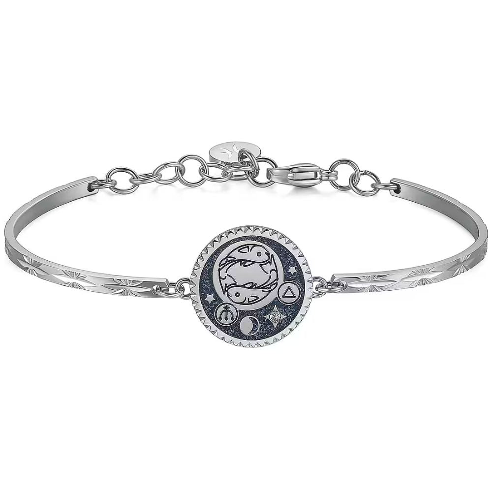 Bracciale in Acciaio Donna Brosway Chakra Segni Zodiacali-Kaidara Gioielli
