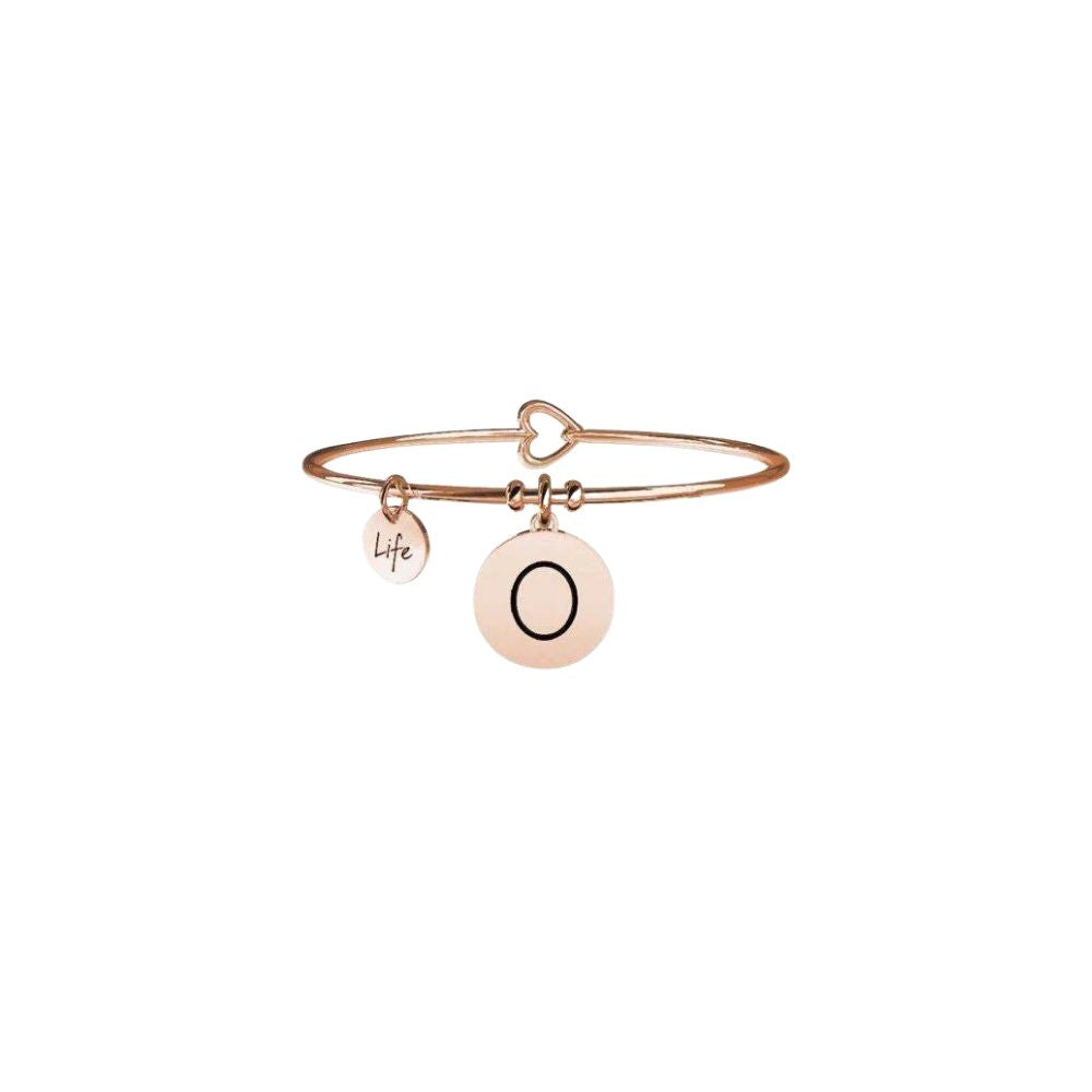 Bracciale in Acciaio Donna Kidult iniziale Emozioni-Kaidara Gioielli