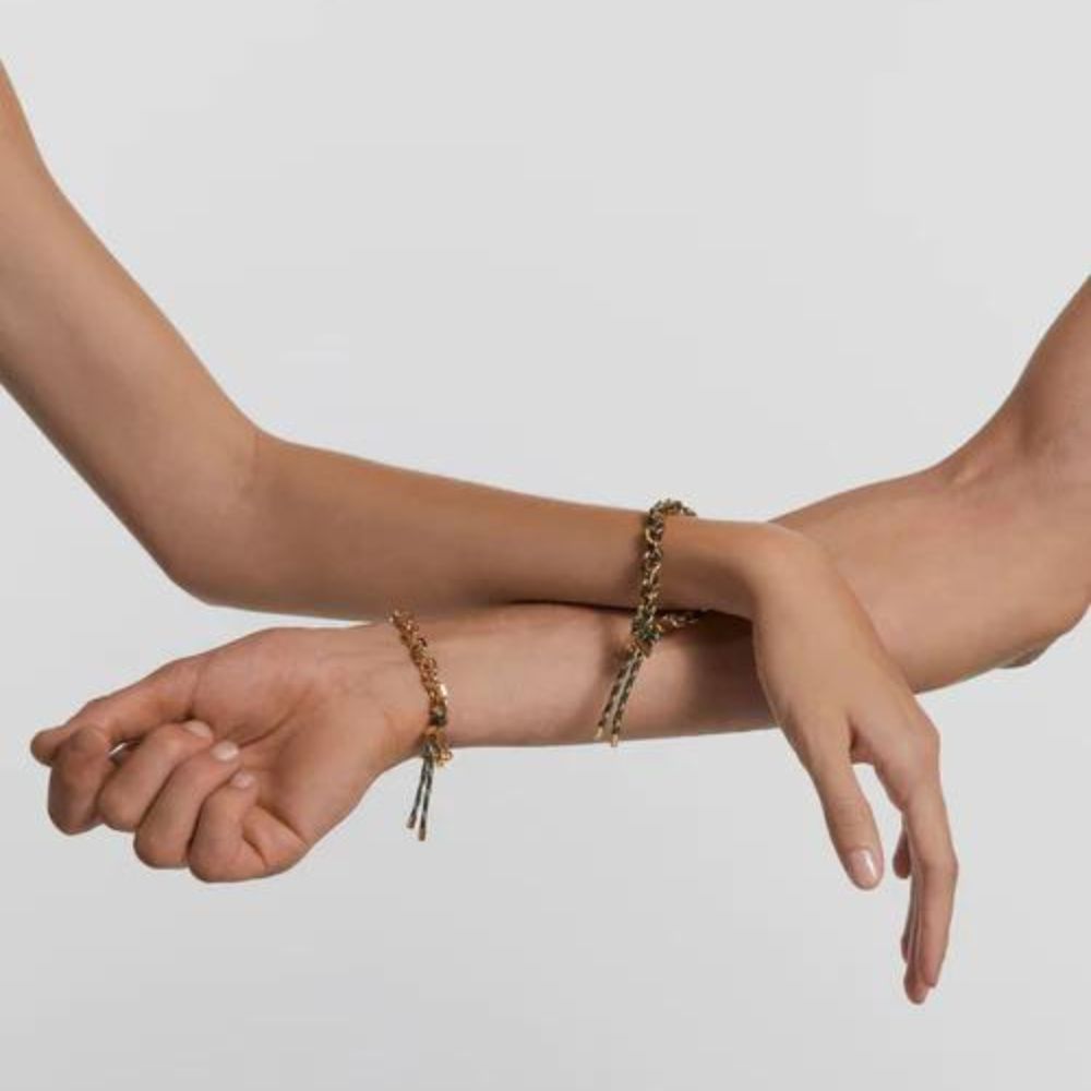 Bracciale in Argento Donna Pdpaola Collezione Catena E Corda Cottage Essential-Kaidara Gioielli