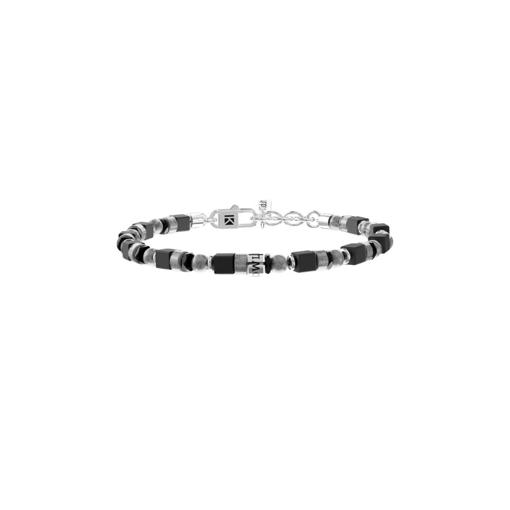 Bracciale in Acciaio Uomo Kidult Life is now-Kaidara Gioielli
