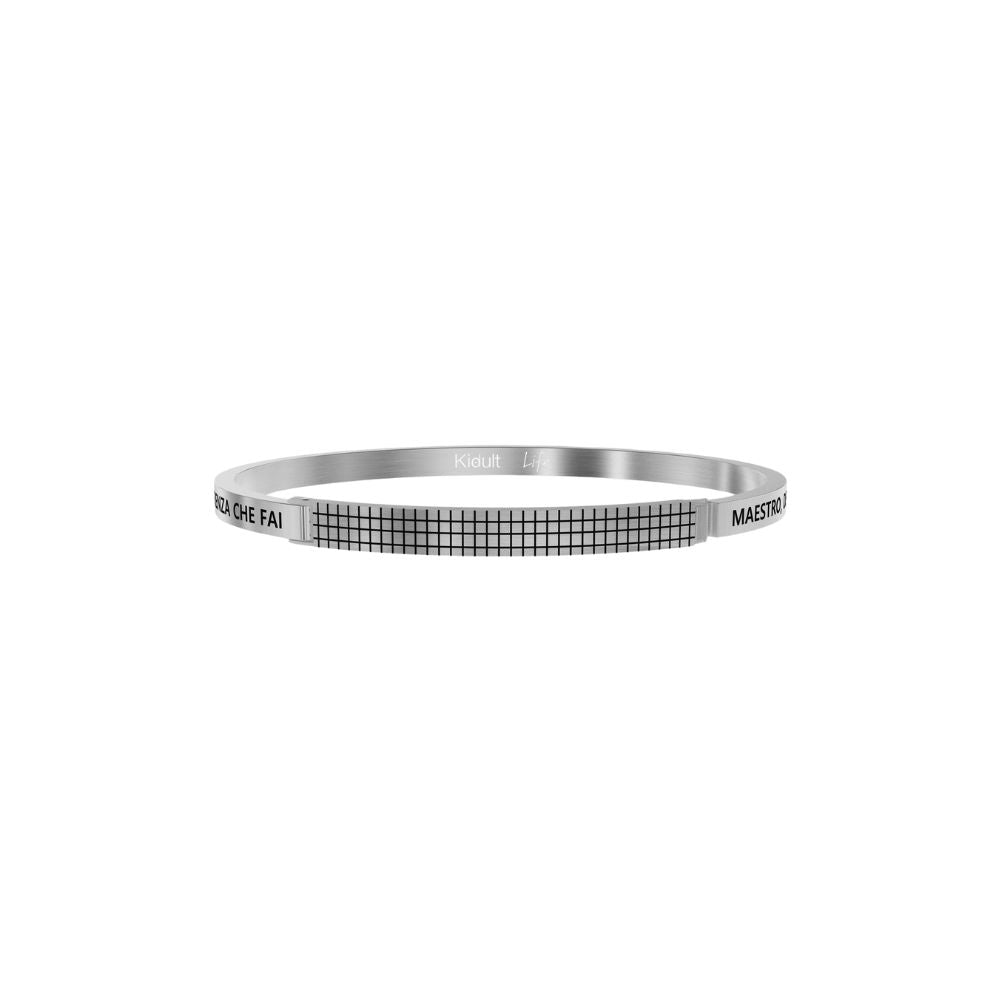 Bracciale in Acciaio Uomo Kidult Maestro, devi essere orgoglioso-Kaidara Gioielli