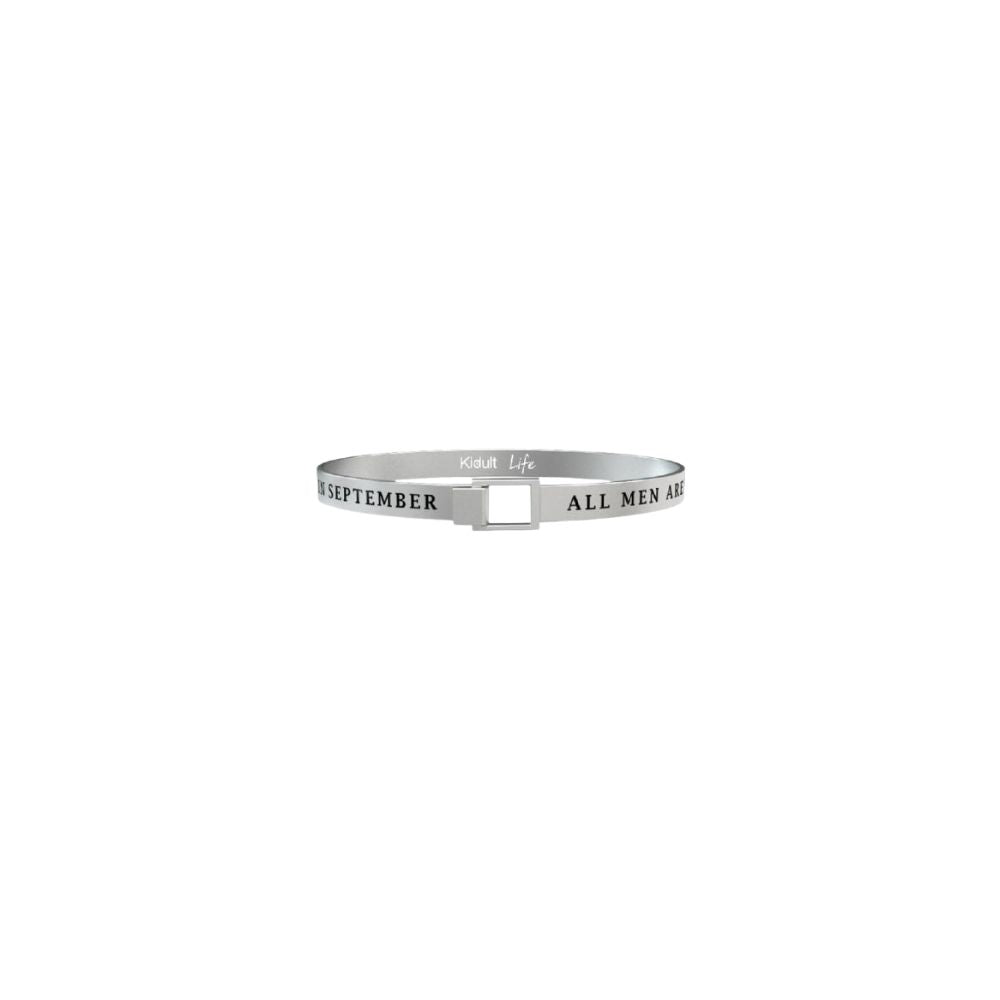 Bracciale in Acciaio Uomo Kidult Mesi Settembre-Kaidara Gioielli