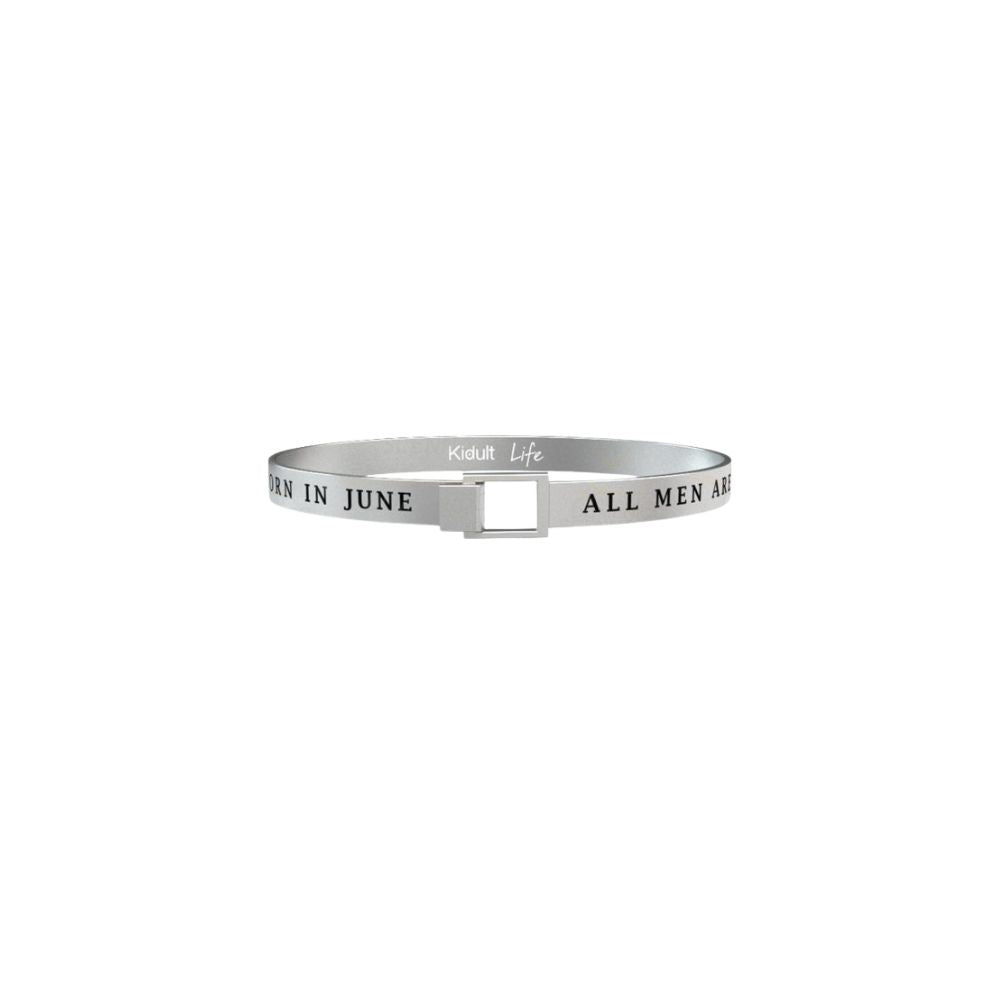 Bracciale in Acciaio Uomo Kidult Mesi Giugno-Kaidara Gioielli