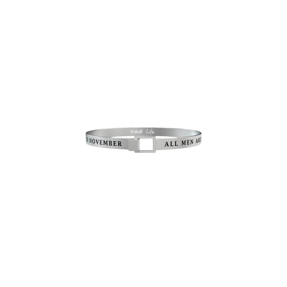 Bracciale in Acciaio Uomo Kidult Mesi Novembre-Kaidara Gioielli