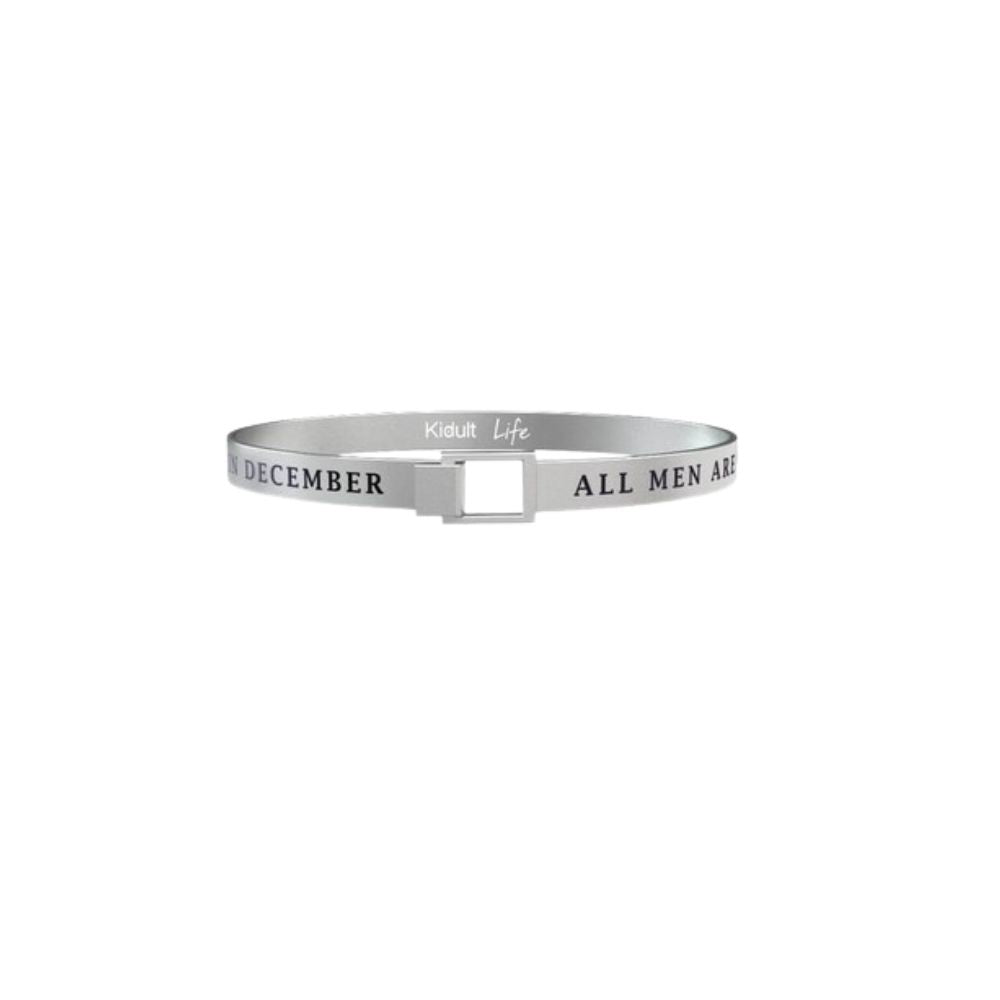 Bracciale in Acciaio Uomo Kidult Mesi Dicembre-Kaidara Gioielli
