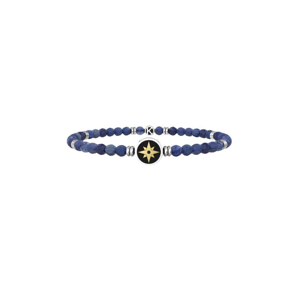 Bracciale in Acciaio Uomo Kidult Rosa dei venti Libero ed intrepido-Kaidara Gioielli