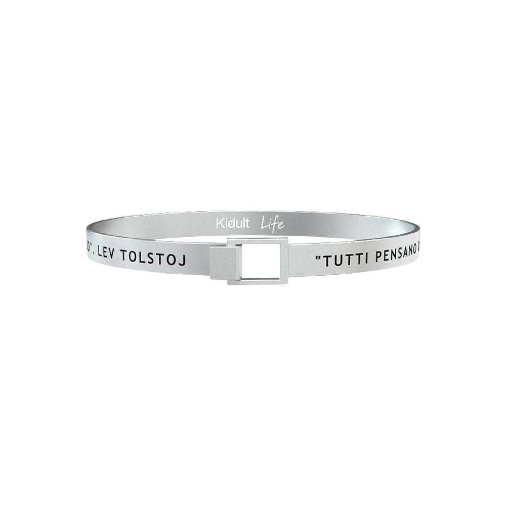 Bracciale in Acciaio Uomo Kidult Tutti pensano...-Kaidara Gioielli