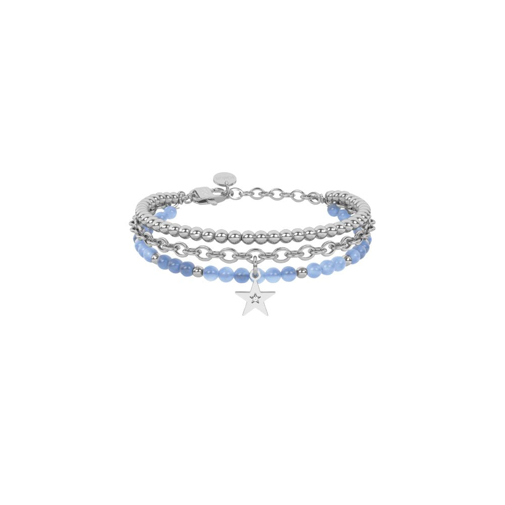 BRACCIALE DONNA TRIPLO STELLA KIDULT-Kaidara Gioielli