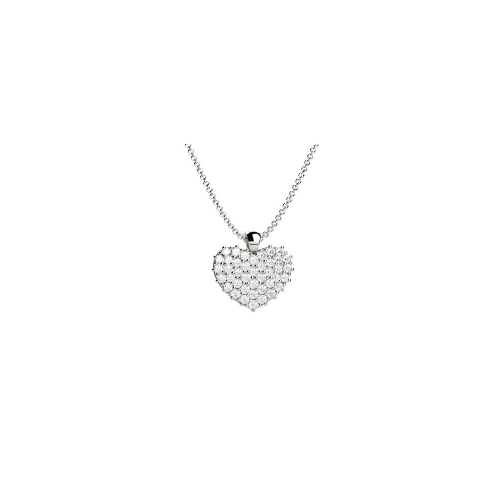 Collana in Oro Donna Elli's Nardelli Cuore Con Diamanti-Kaidara Gioielli