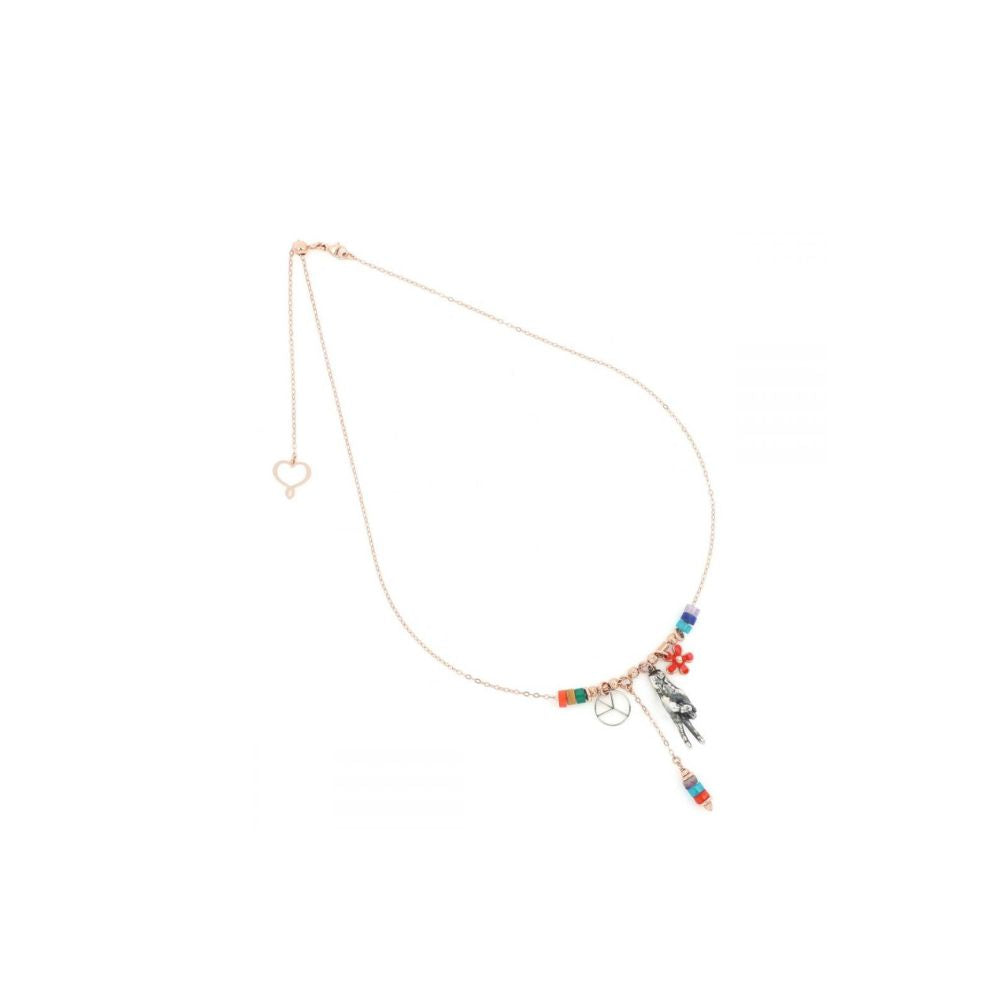Collana in Argento Donna Maman Et Sophie Collezione Rainbow Con Pietre-Kaidara Gioielli