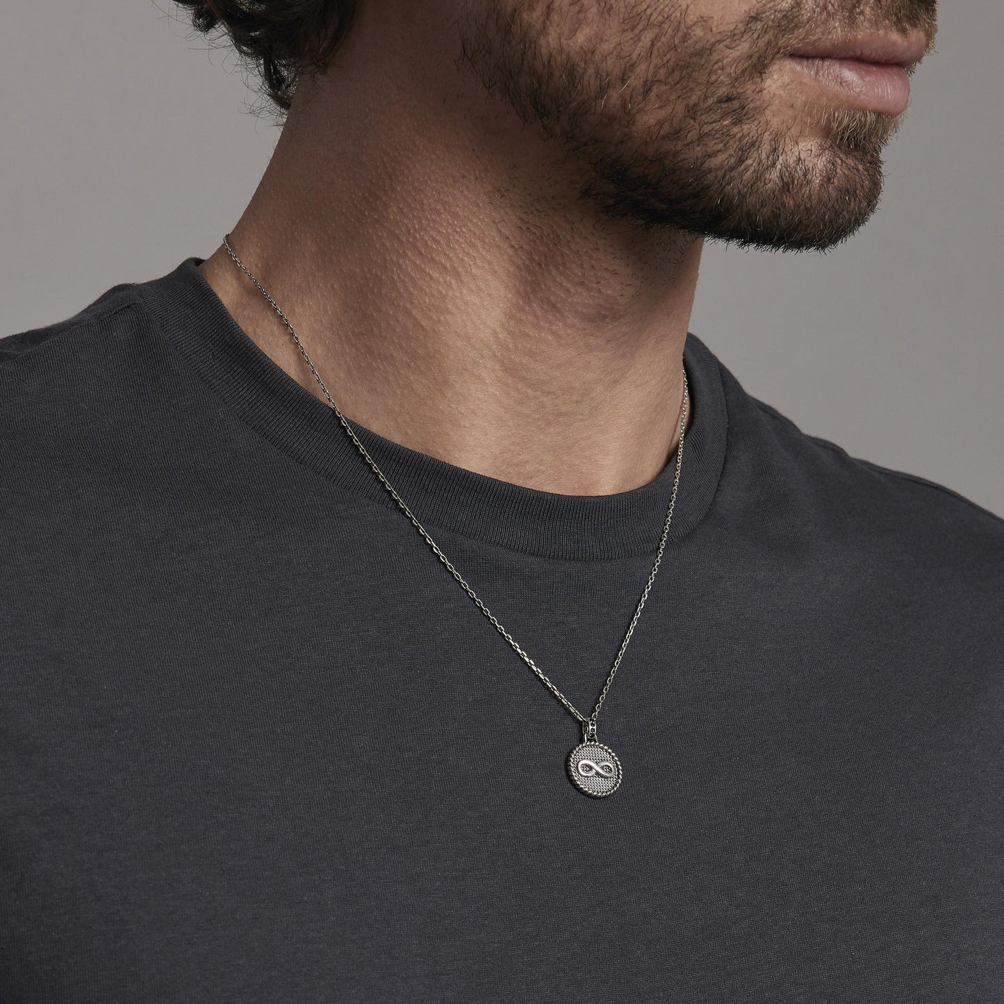 Collana in Argento Uomo Mabina Infinito-Kaidara Gioielli