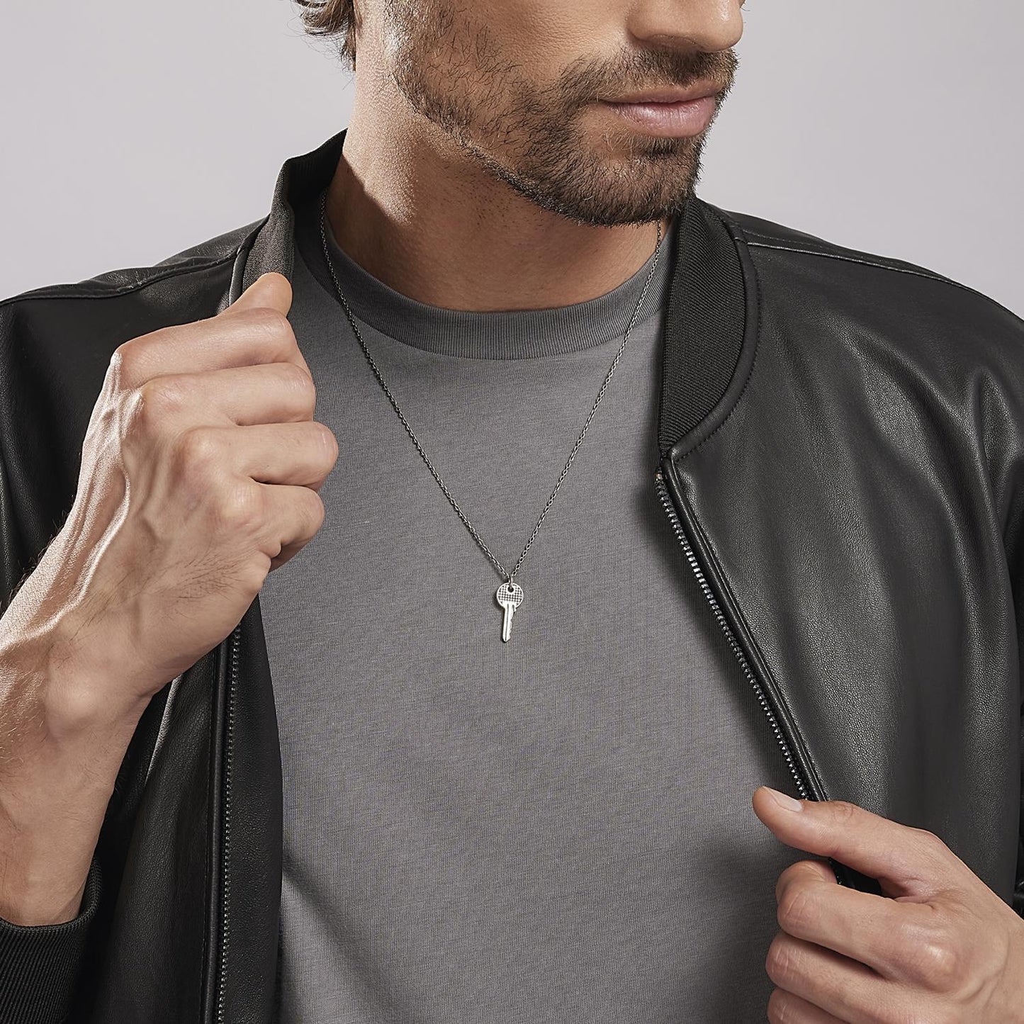 Collana in Argento Uomo Mabina Chiave-Kaidara Gioielli