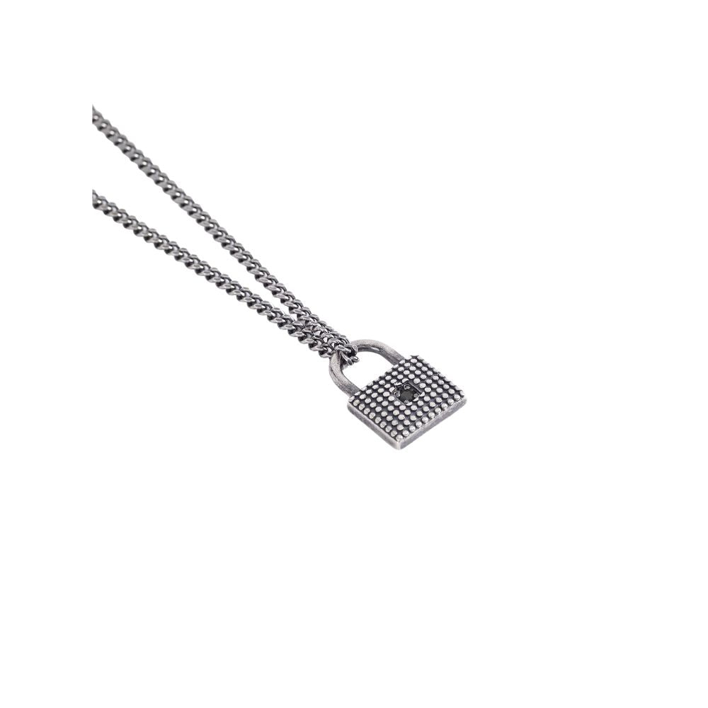 Collana in Argento Uomo Mabina Lock-Kaidara Gioielli