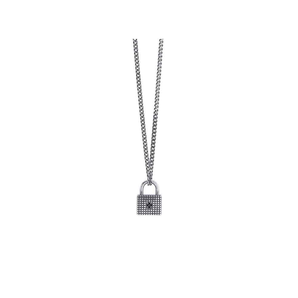 Collana in Argento Uomo Mabina Lock-Kaidara Gioielli