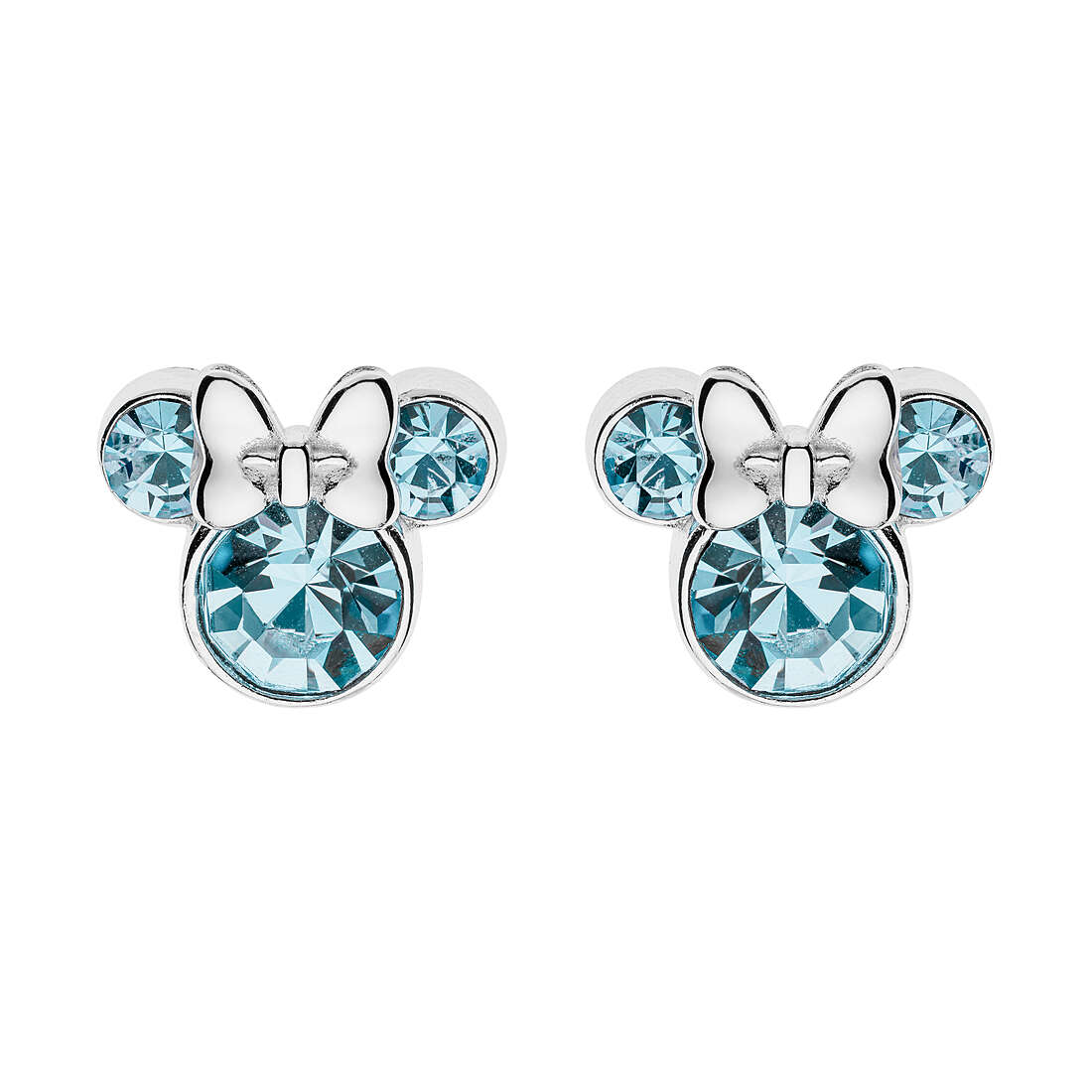 Orecchini in Argento Bimba Disney Collezione Minnie Mouse-Kaidara Gioielli