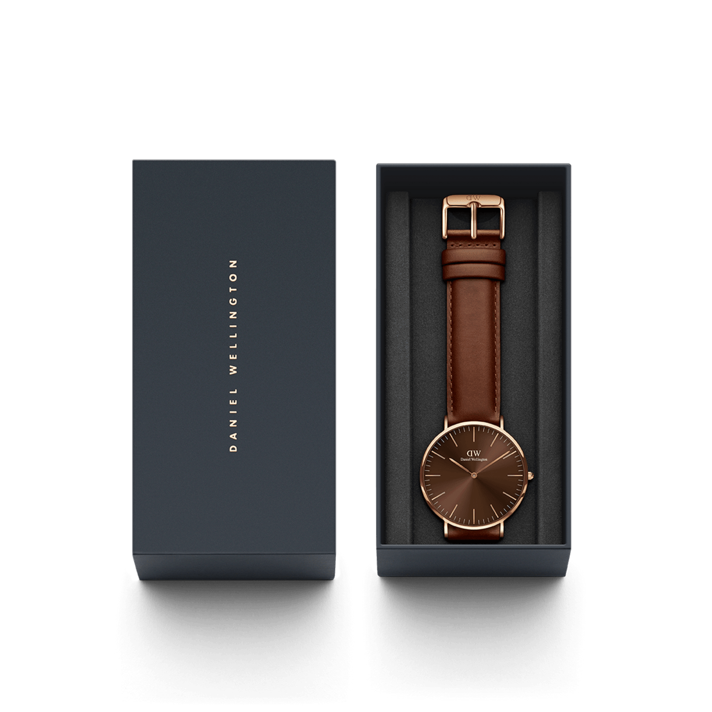 Orologio in Acciaio Uomo Daniel Wellington Classic St Mawes Amber-Kaidara Gioielli