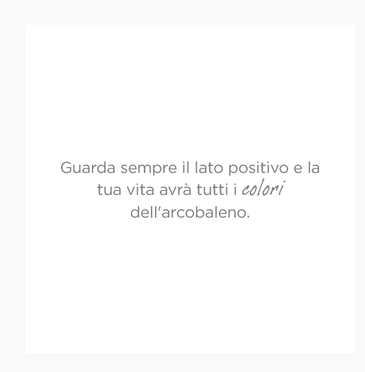 Portachiavi in Acciaio Donna Kidult Arcobaleno Think positive-Kaidara Gioielli