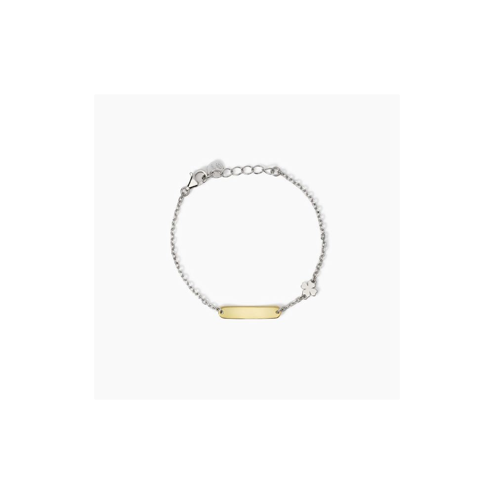 Bracciale in argento 925/ oro 9K-Kaidara Gioielli