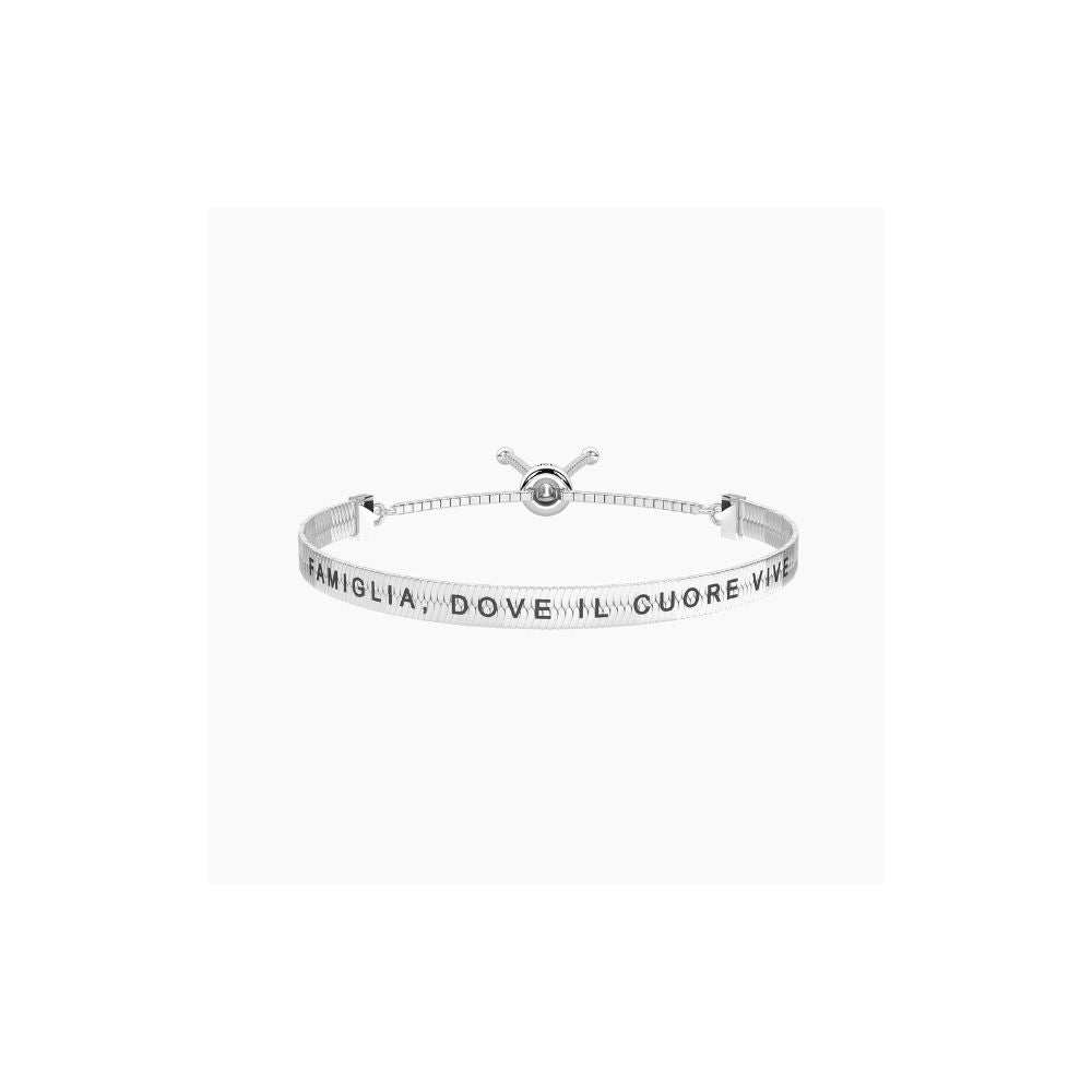 Bracciale in acciaio Donna Kidult Famiglia | cuore-Kaidara Gioielli
