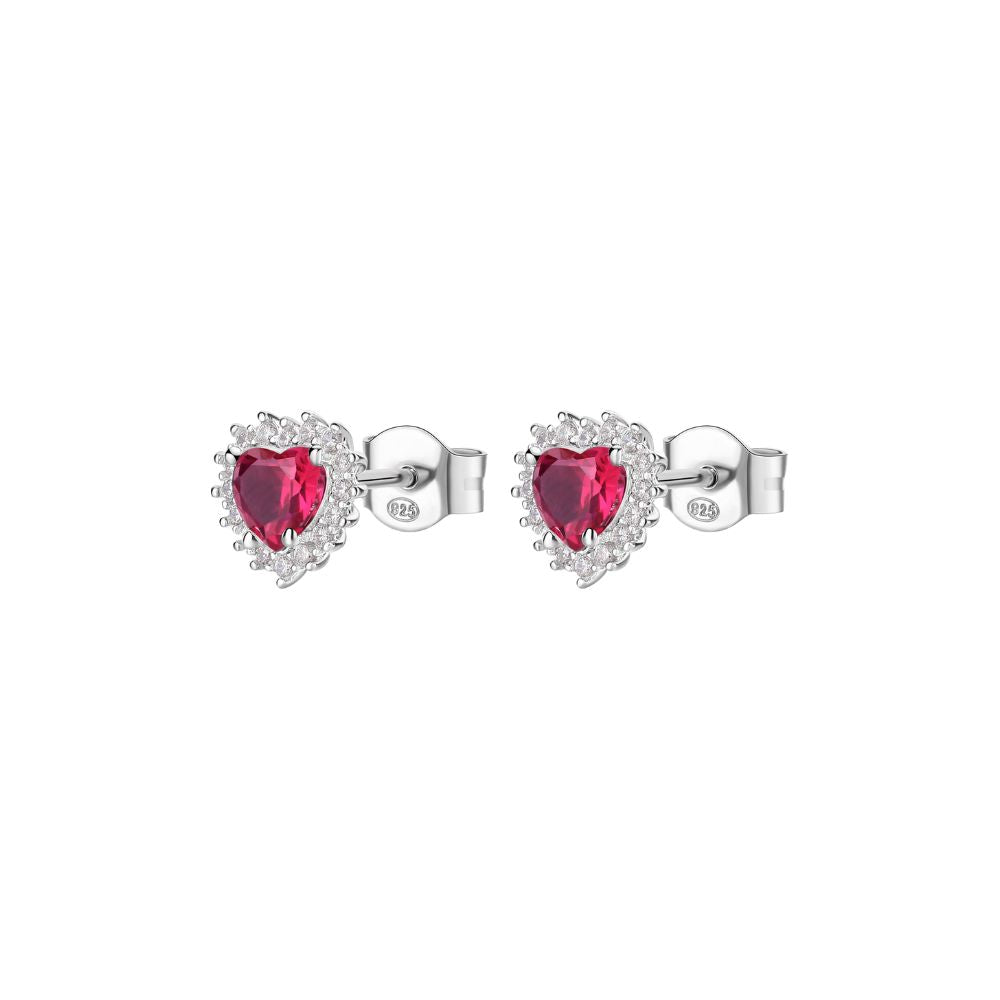 Orecchini lobo FANCY in argento 925/1000 rodiato e-Kaidara Gioielli