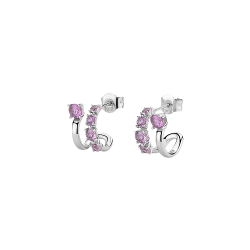 Orecchini in Argento Donna Brosway Fancy Vibrant Pink-Kaidara Gioielli