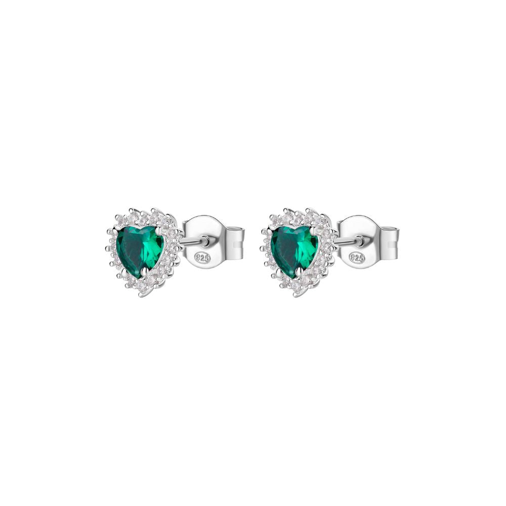 Orecchini lobo FANCY in argento 925/1000 rodiato e-Kaidara Gioielli