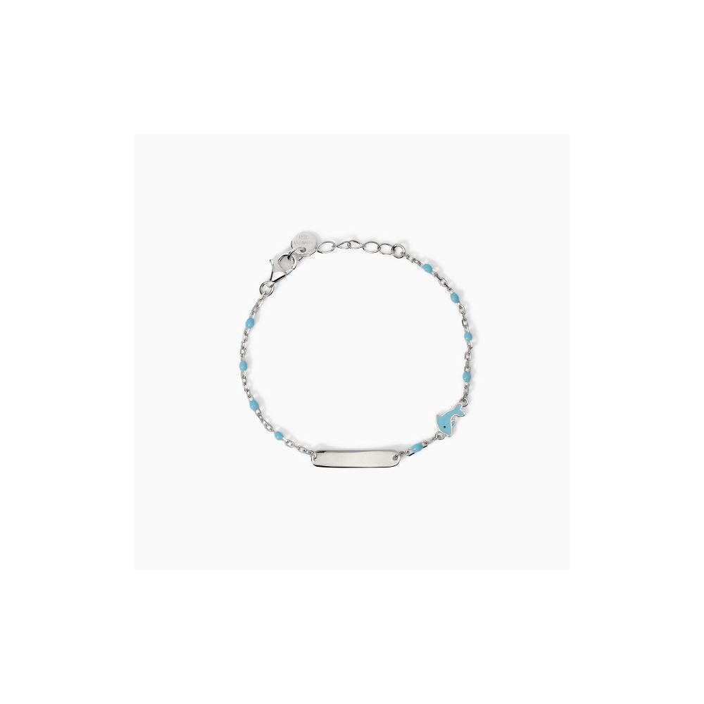 Bracciale in argento Bimba Mabina Flipper-Tag-Kaidara Gioielli