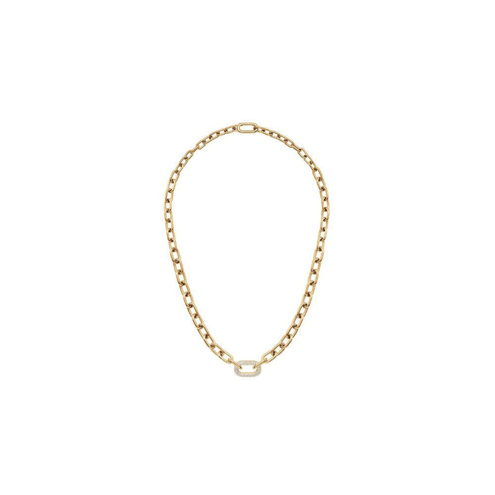 Collana in Acciaio Donna Daniel Wellington Crystal Link-Kaidara Gioielli