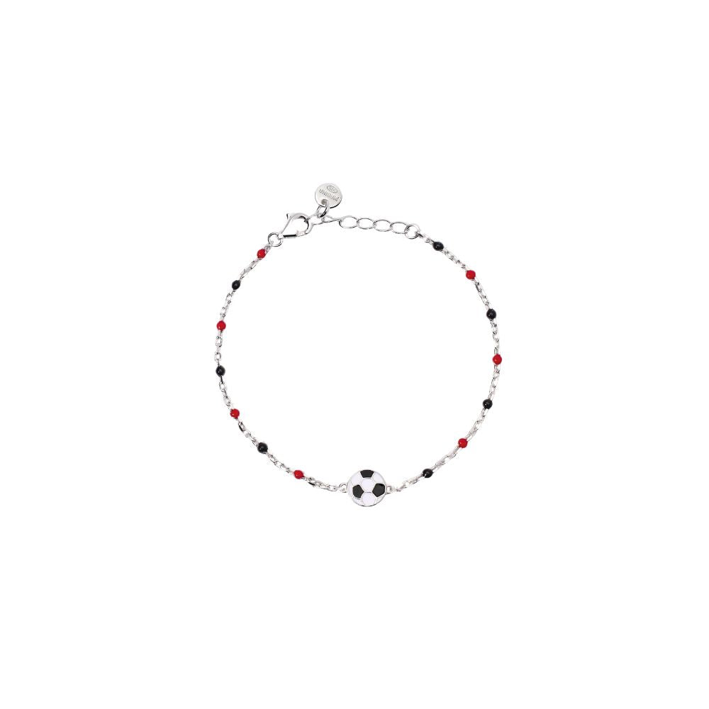 Bracciale in Argento Bimbo W Il Football-Kaidara Gioielli