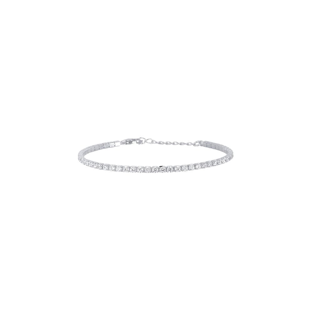 BRACCIALE MINI TENNIS BIANCO MABINA-Kaidara Gioielli