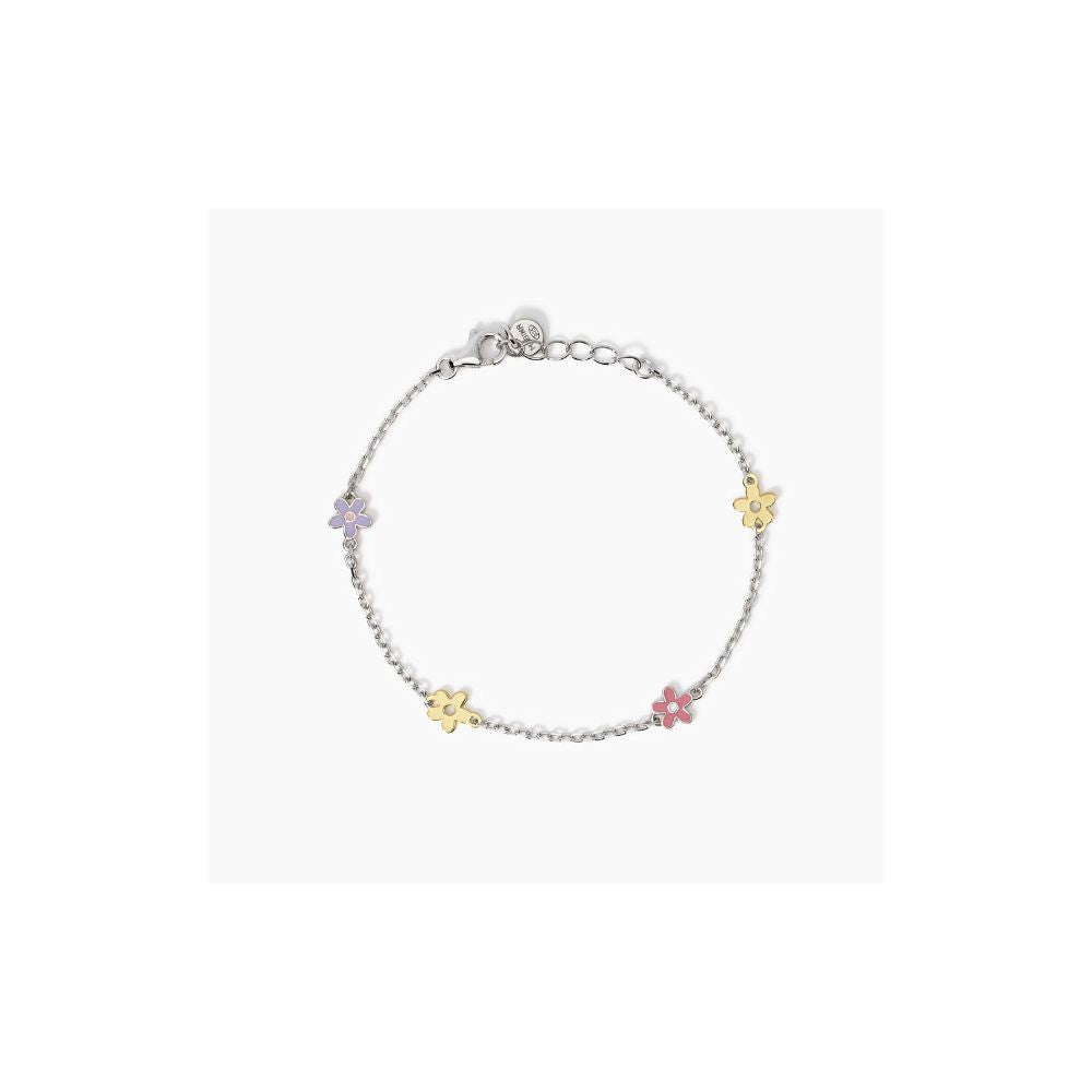 Bracciale in argento e oro Bimba Mabina Flora-Kaidara Gioielli