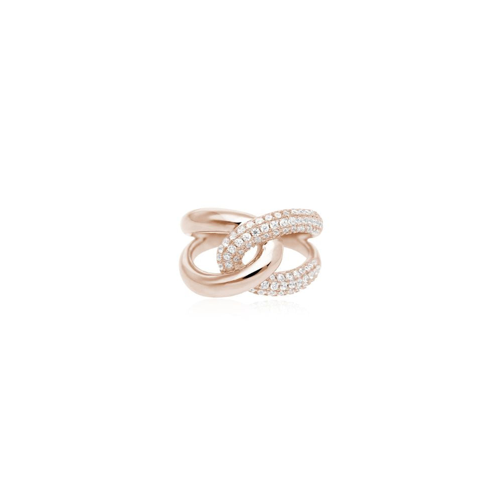 ANELLO ROSATO DONNA MABINA FASCIA-Kaidara Gioielli