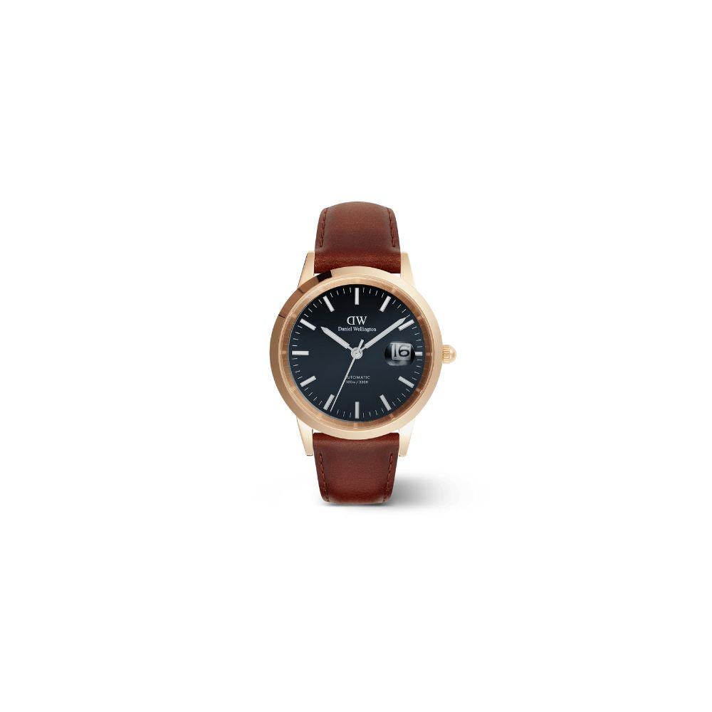 Orologio in Acciaio Uomo Daniel Wellington Iconic St Mawes Automatic Rose Gold-Kaidara Gioielli