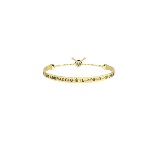 Bracciale in Acciaio Donna Kidult Mamma Dolce Abbraccio-Kaidara Gioielli