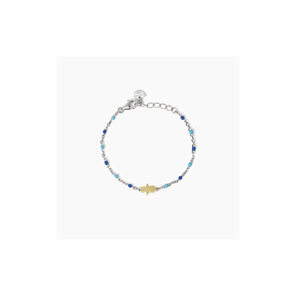 Bracciale in argento e oro Bimbo Mabina Mio-Kaidara Gioielli