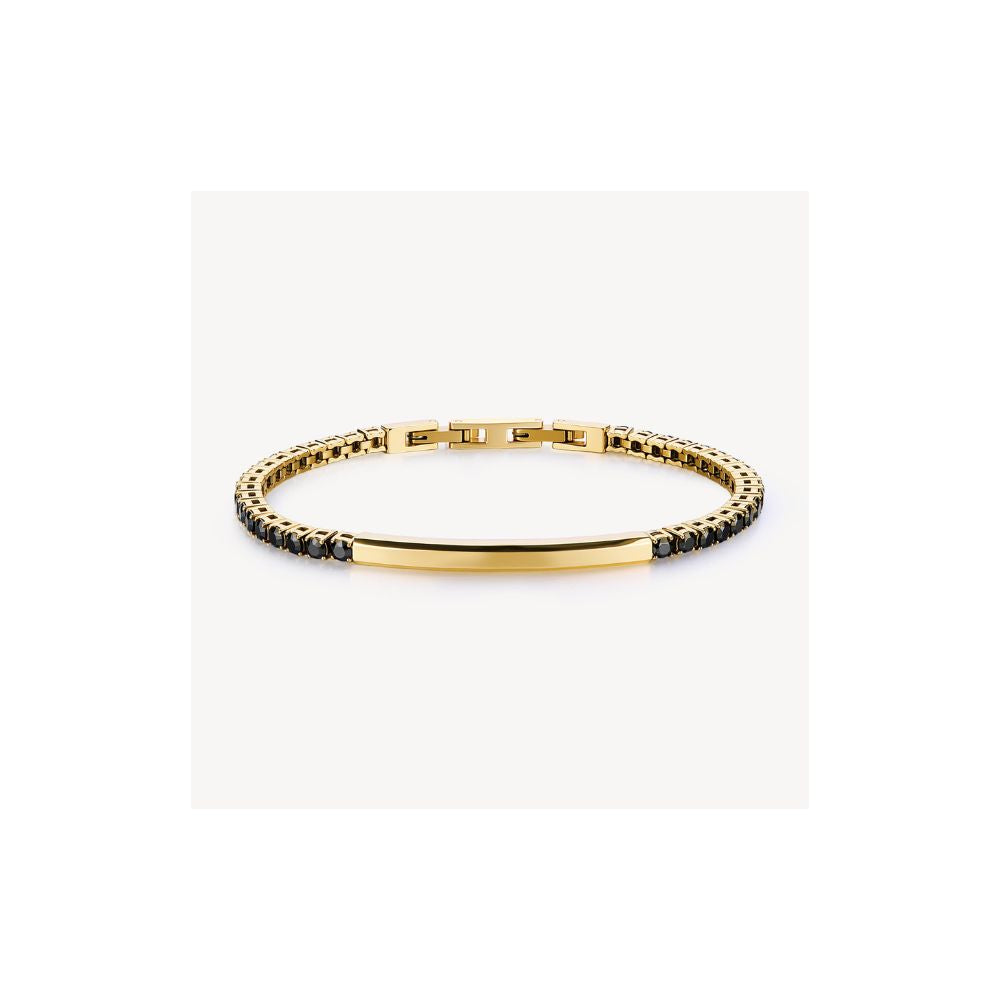 Bracciale AVANTGARDE in acciaio 316L, finitura pvd-Kaidara Gioielli
