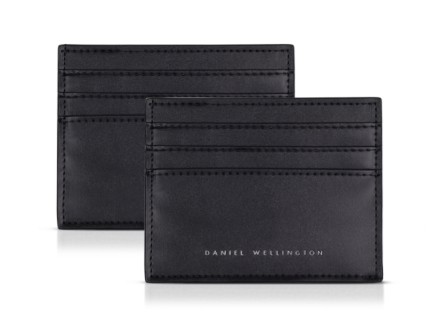 6 Cards Holder With Opening Black Liscio Daniel Wellington-Kaidara Gioielli