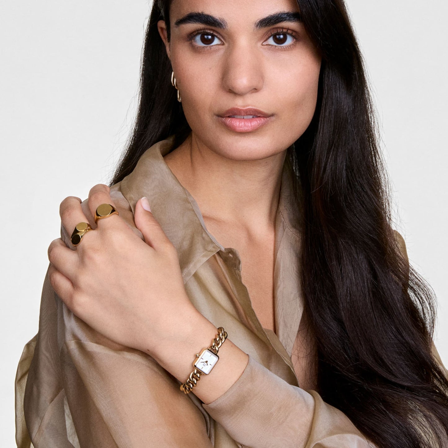 Orologio in Acciaio Donna Daniel Wellington Jolie Chain Gold-Kaidara Gioielli