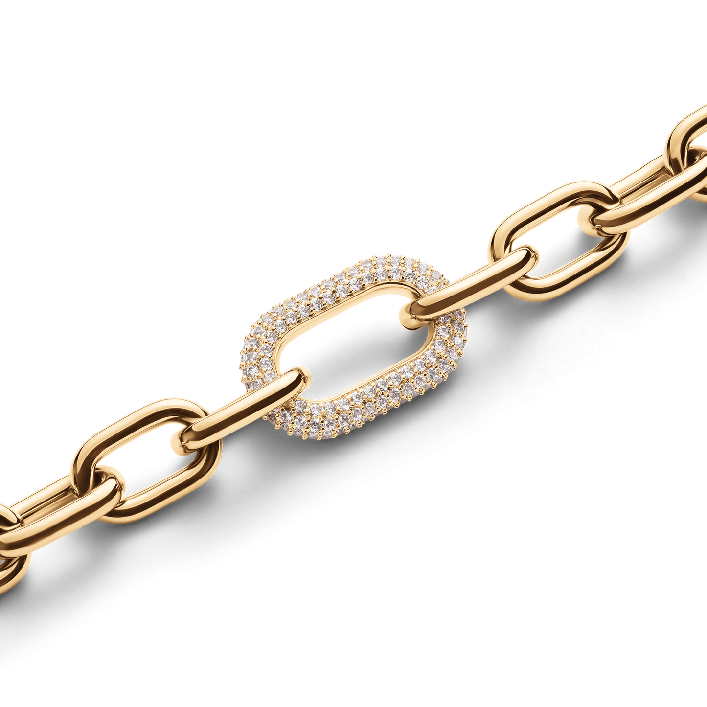 Bracciale in Acciaio Donna Daniel WellingtonCrystal Link Bracelet Gold-Kaidara Gioielli