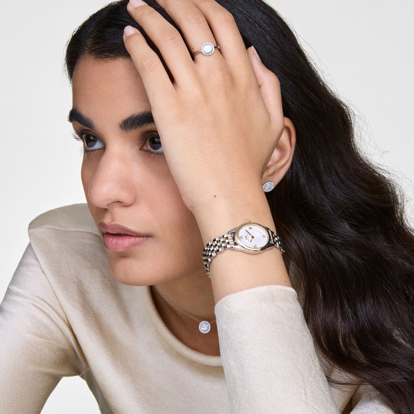Orologio in Acciaio Donna Daniel Wellington Ophelia Mini Two Tone Gold-Kaidara Gioielli