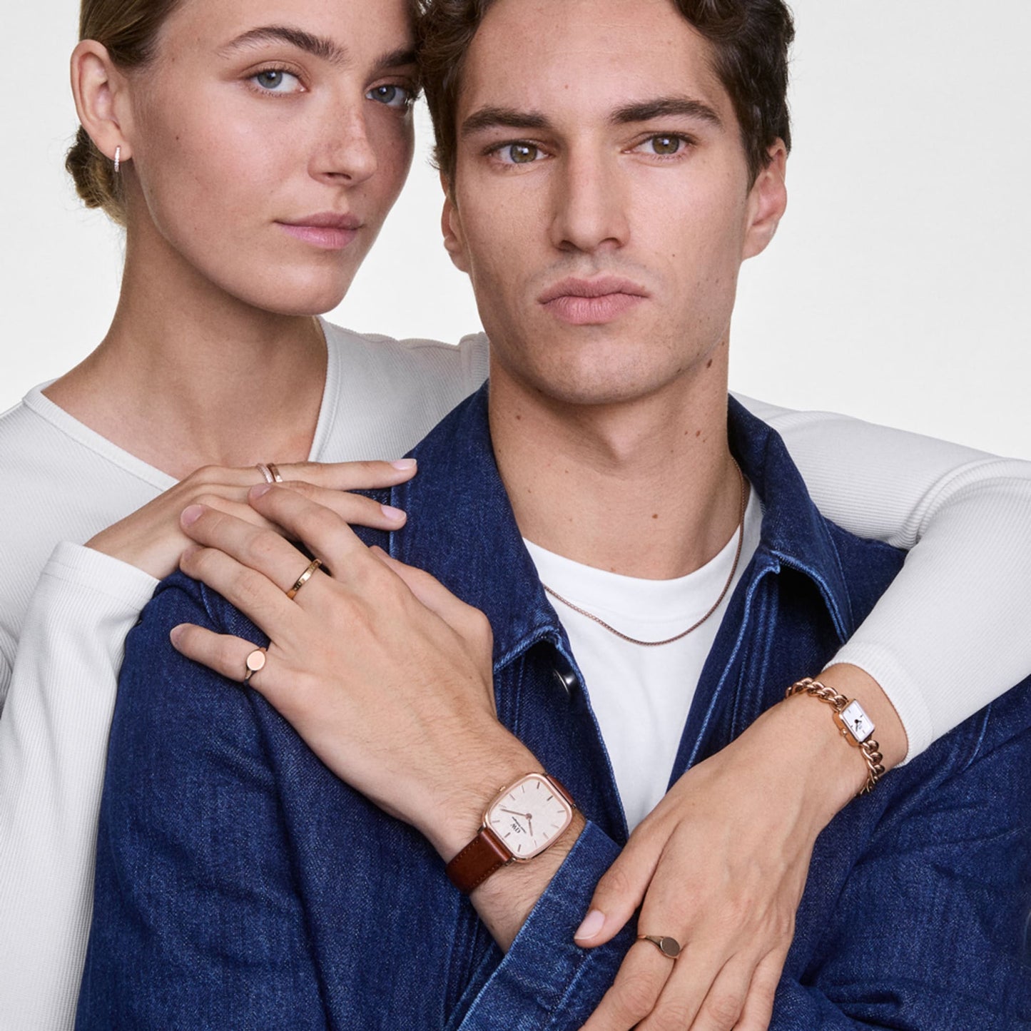Orologio in Acciaio Uomo Daniel Wellington Marlon St Mawes Linen-Kaidara Gioielli